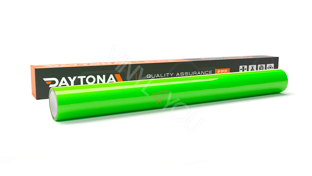 Глянцевая полиуретановая пленка Салатовый Флуоресцент DAYTONA PPF S200 Fantasy Gold Green